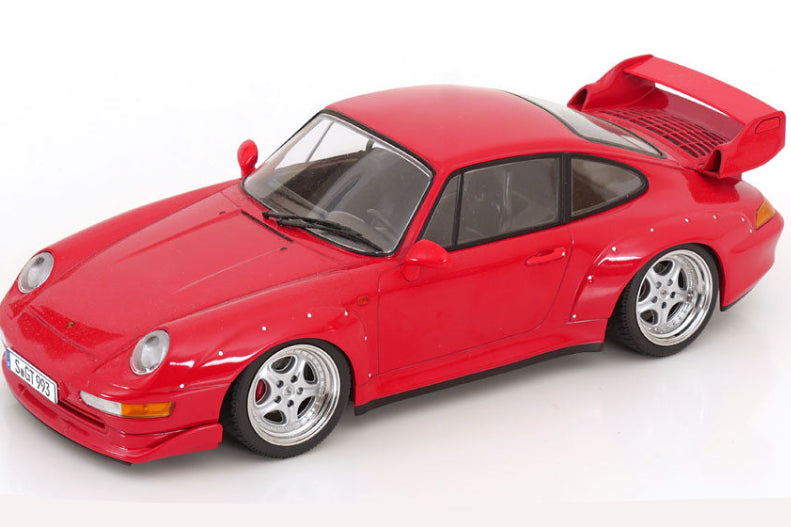 KK Scale 1996 Porsche 911 993 GT2 w/ Speedline Wheels Guards Red 1:18