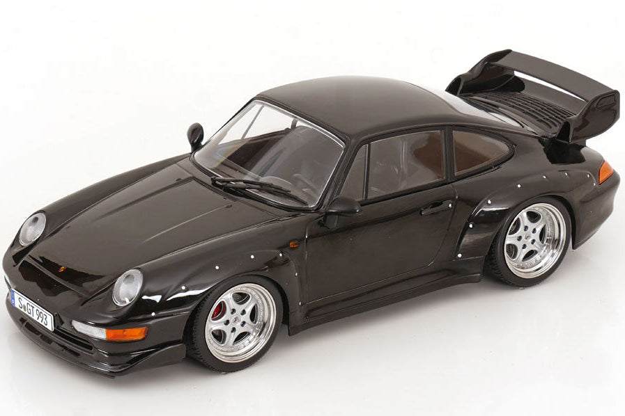 KK Scale 1996 Porsche 911 993 GT2 w/ Speedline Wheels Black 1:18