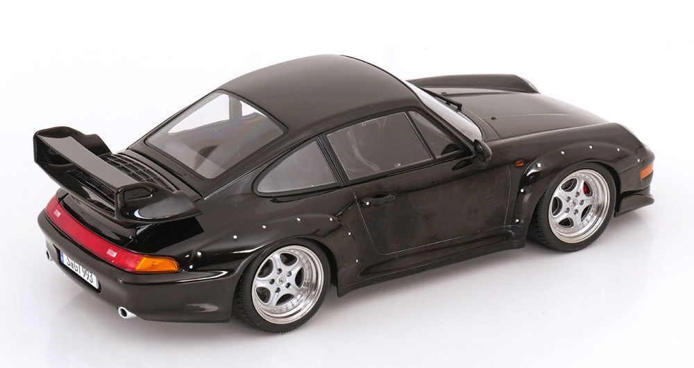 KK Scale 1996 Porsche 911 993 GT2 w/ Speedline Wheels Black 1:18
