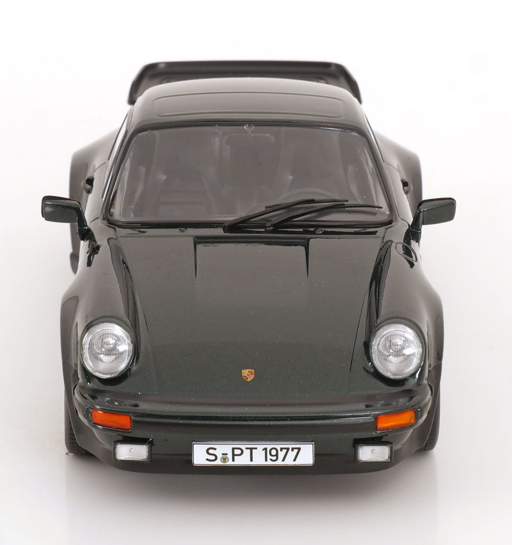 KK Scale 1977 Porsche 911 930 Turbo 3.3 Dark Green Metallic 1:18