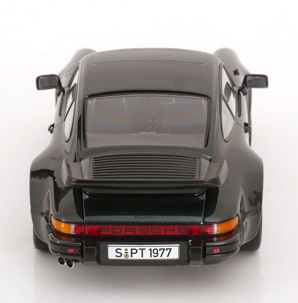 KK Scale 1977 Porsche 911 930 Turbo 3.3 Dark Green Metallic 1:18