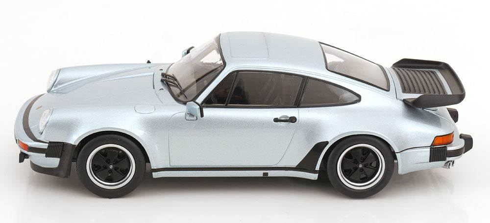 KK Scale 1977 Porsche 911 930 Turbo 3.3 Silver Metallic 1:18
