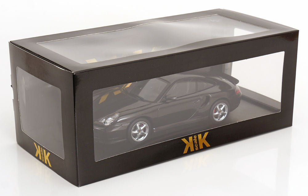 KK Scale 2000 Porsche 911 Turbo (996) Black 1:18