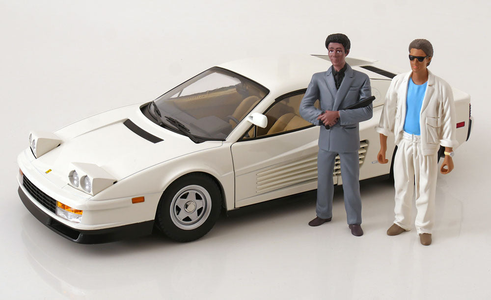 KK Scale 1984 Ferrari Testarossa White Monospecchio US-Version 1:12