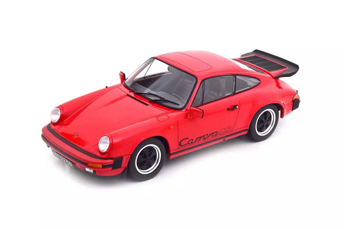 STM Diecast KK Scale 1989 Porsche 911 Carrera 3.2 Clubsport Red 1:18