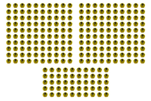 Lugnut 250Pk 5/8-18 Steel Single Coated - KRC8208X