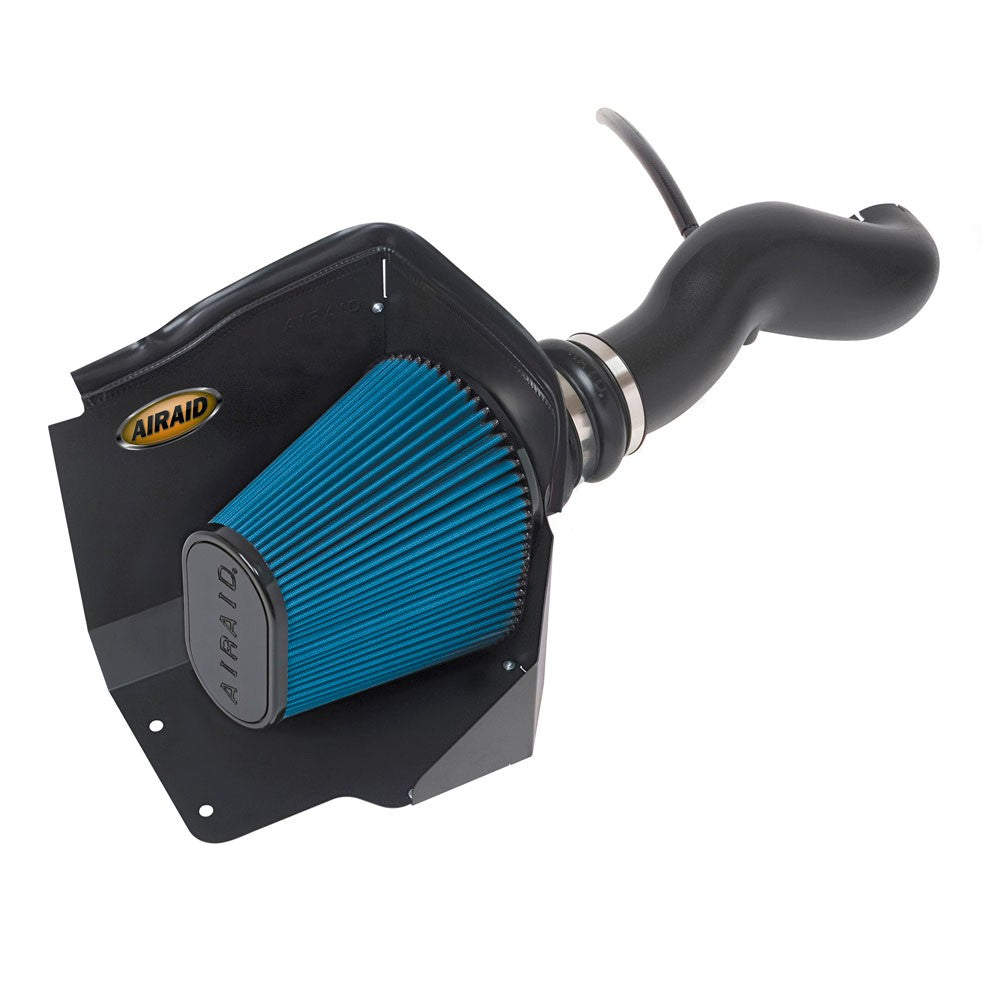 Airaid 09-10 GM Trucks 6.0L w/ Mech Fans CAD Intake System w/ Tube (Dry / Blue Media) 203-235