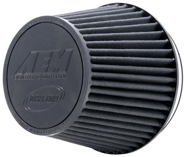 AEM Induction AEM DryFlow Air Filter 7.5in Base OD / 5.125in Top OD / 6in Flange ID / 6.125in Height 21-209DBF