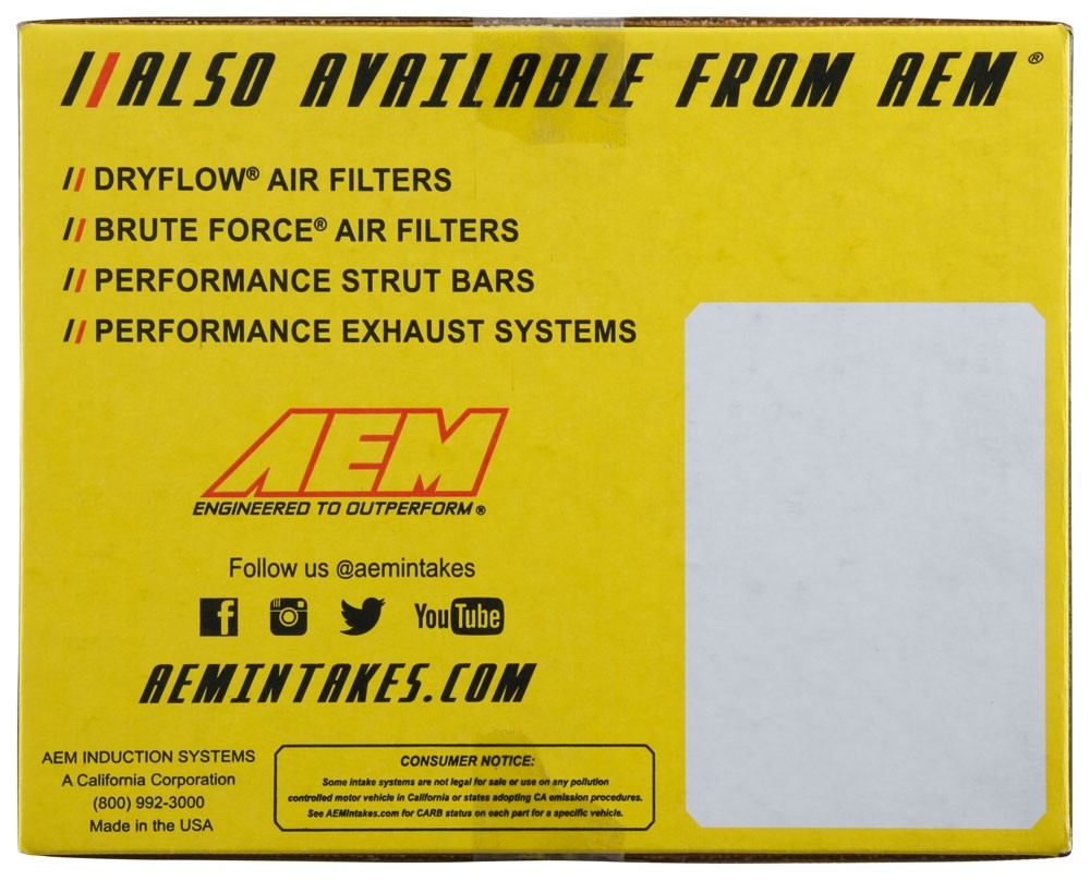 AEM Induction AEM Cold Air Intake System C.A.S.HON ACC 94-97 4CYL 21-408C