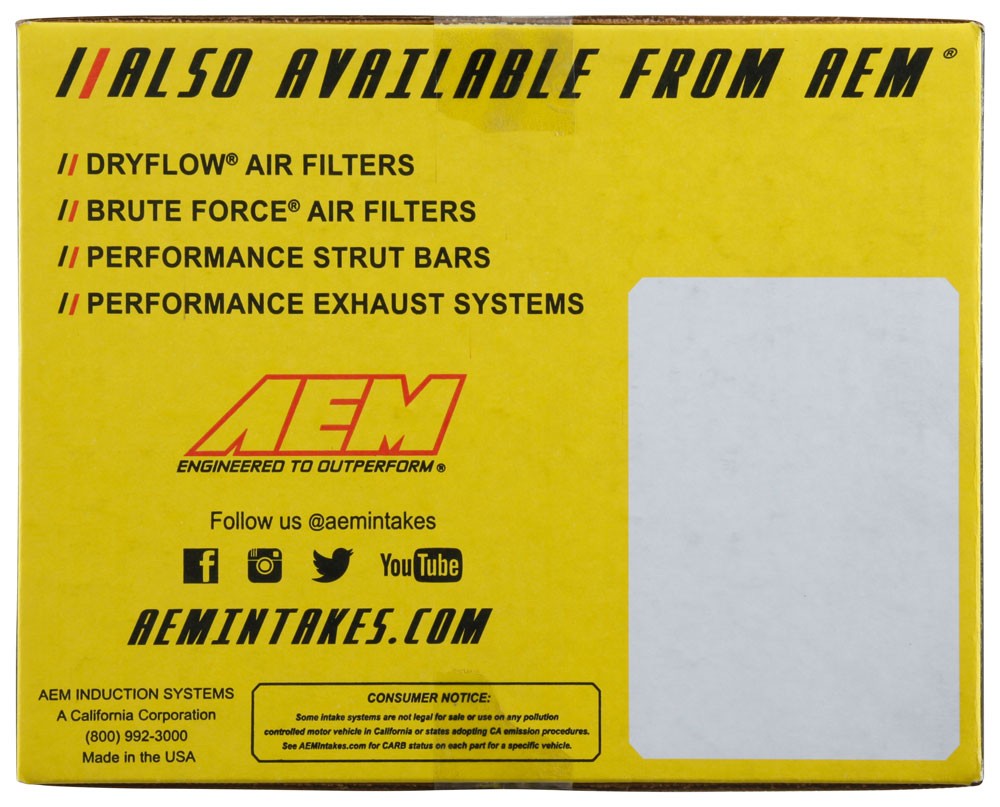 AEM Induction Cold Air Intake Syst em AIP21-430P