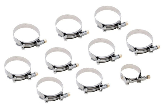 AEM Induction AEM Mitsubishi Evo X Intercooler SS Hose Clamp Kit (Min Hose Dia 2in / Max Hose Dia 2.938in) 23-201