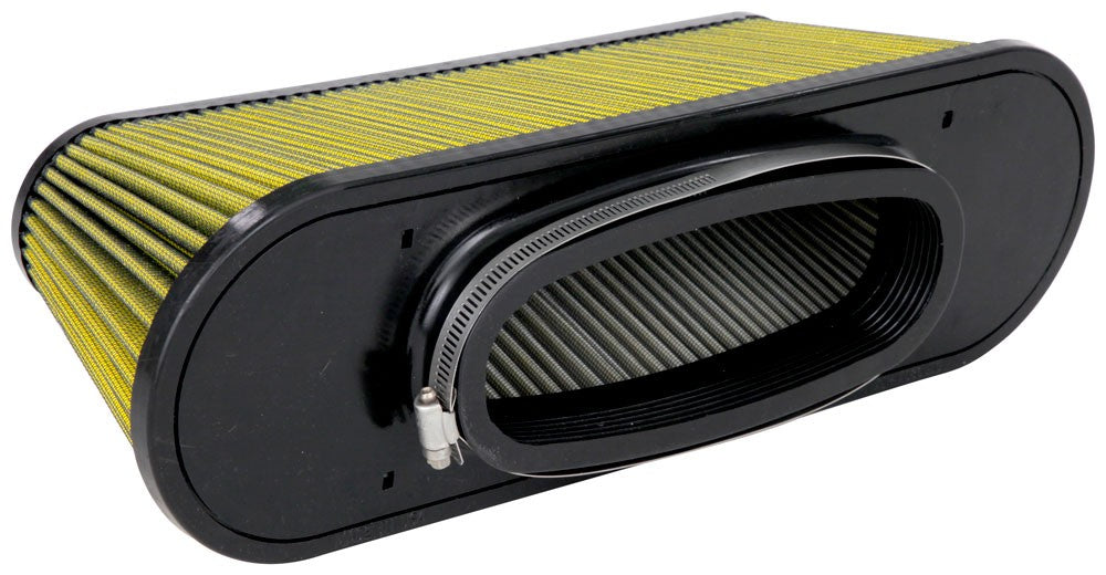 Airaid Universal Air Filter - 8-5/8in FLG x 17-9/16x5-9/16in B x 15-1/16x3-1/16in T x 6in H 725-475