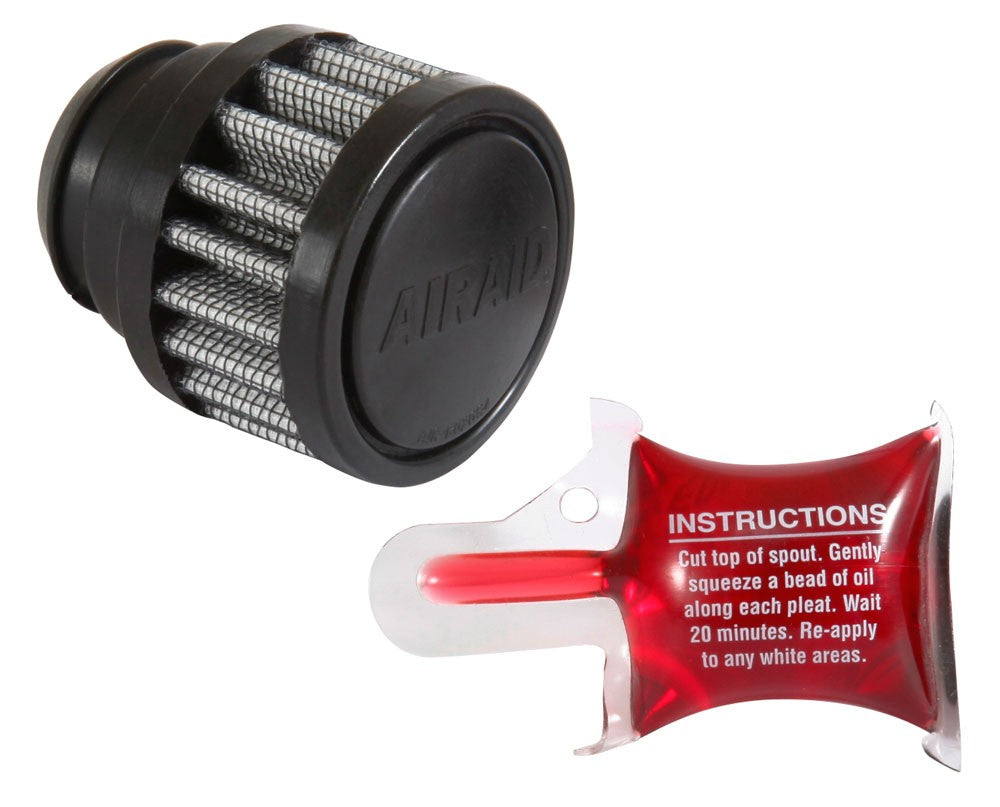 Airaid Rubber Top 1.25in OD - Push On 2in OD 1.5in Tall Breather Filter 771-480