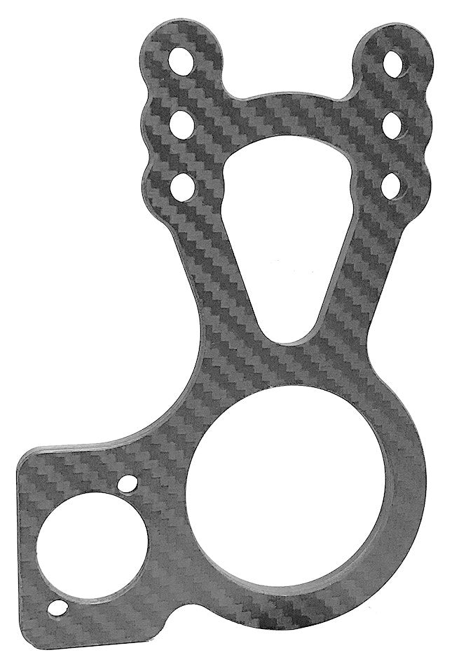 Carbon Steering Mount Left Side Shut Off - 1481