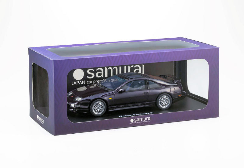 STM Diecast Kyosho 1989 Nissan 300 Z Fairlady Z (Z32) 2by2 Version R Purple Metallic 1:18 - View 10