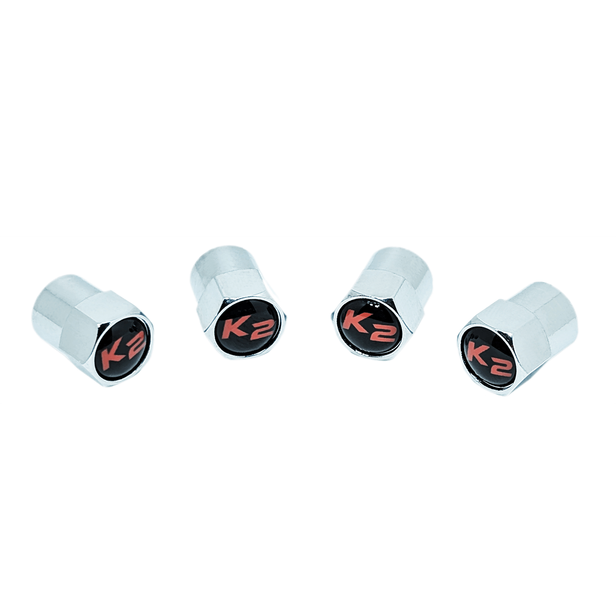Chrome Valve Stem Tire Caps, Style: KIA K2