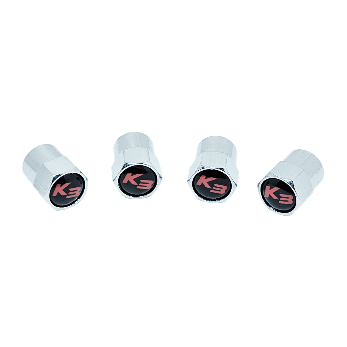 Chrome Valve Stem Tire Caps, Style: KIA K3