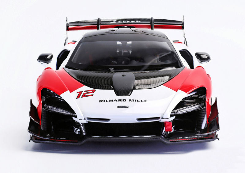 LCD Mclaren Senna GTR #12 Richard Mille Red White 1:18