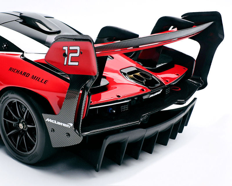 LCD Mclaren Senna GTR #12 Richard Mille Red White 1:18