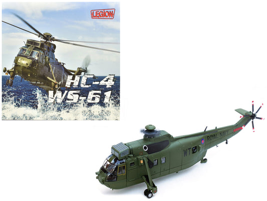 Rapid Vehicles Westland Sea King HC.4 Helicopter "Green Livery 848 Naval Air Squadron Commando...