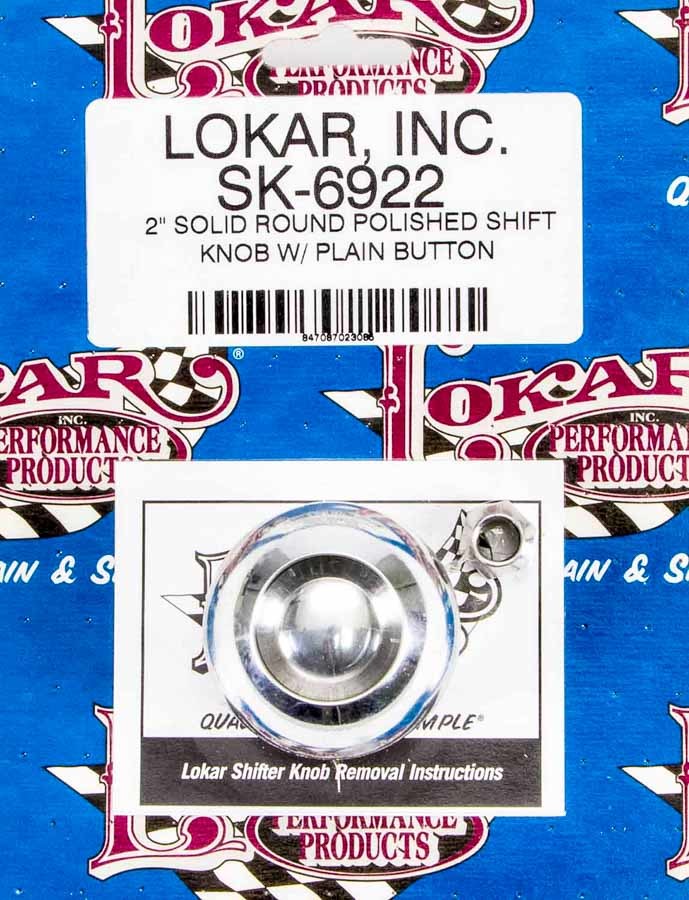 Knob Shift Round Aluminum Polished - SK6922