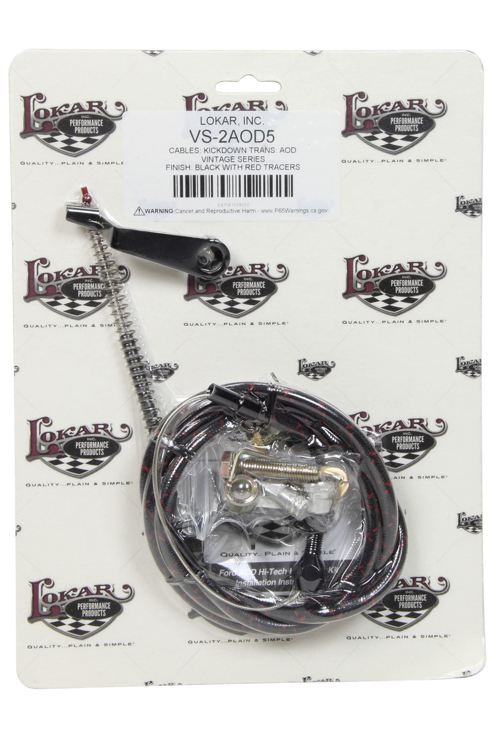 Vs Kickdown Cable Black with/ Red - VS2AOD5