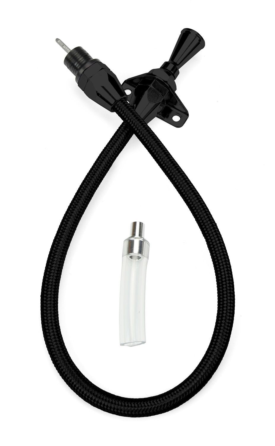 Trans Dipstick 36in Flex Black Stainless - XTD34L60EFM36