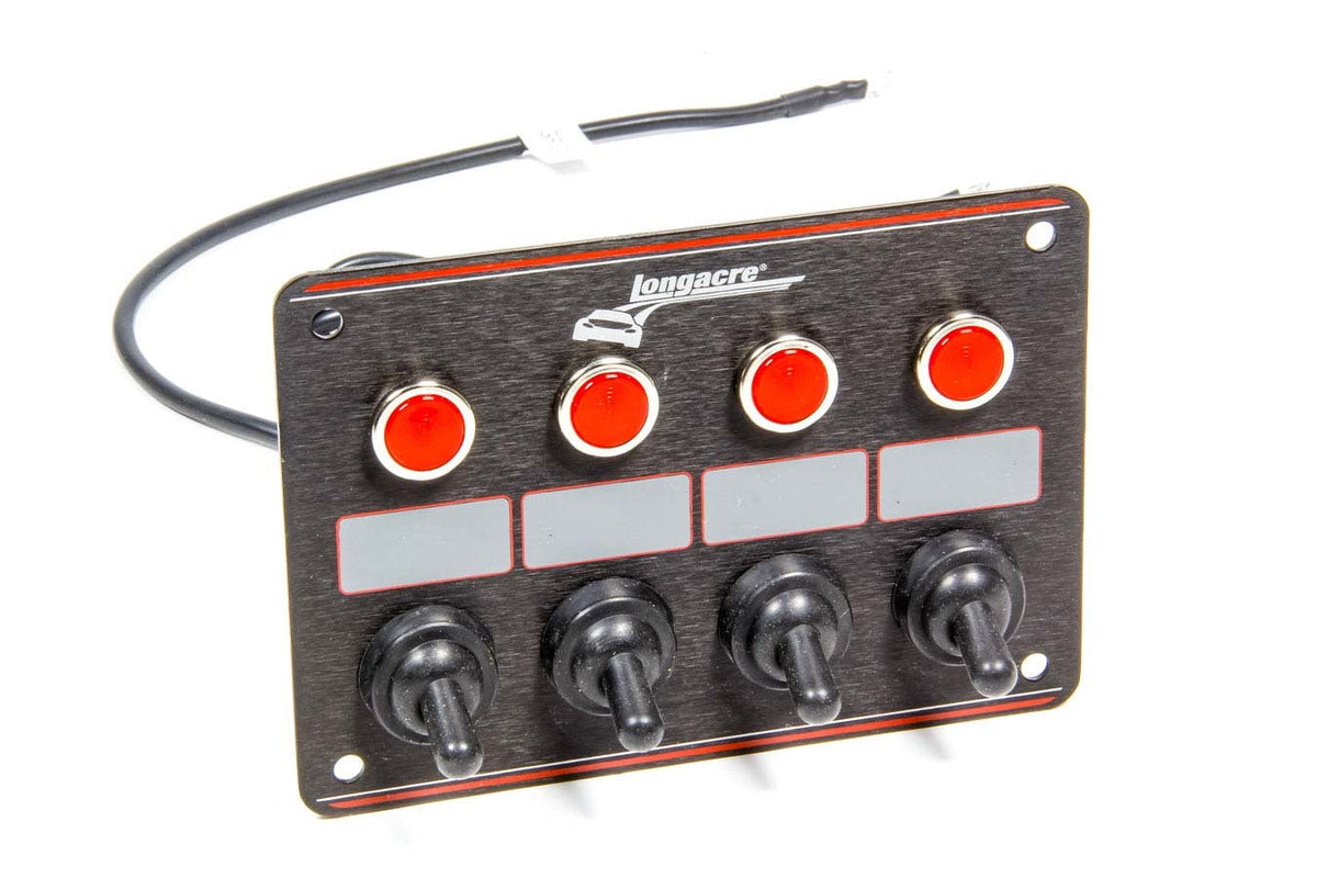 Accessory Panel Black 4 Switch w/Pilot Light - 5244865