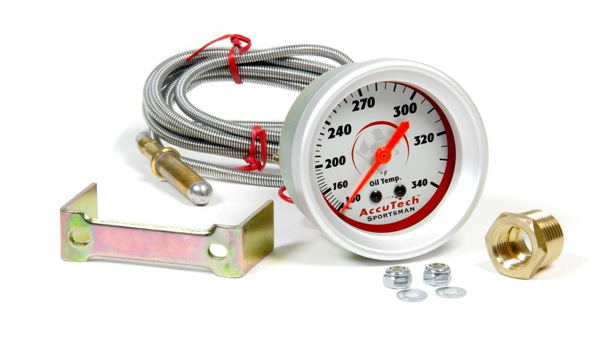 FR SPORT Longacre Oil Temp Gauge 100-340 Degrees AccuTech Sprtsmn 52-46521