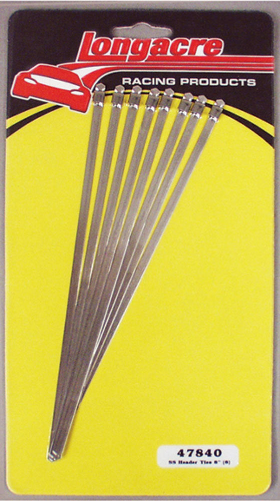 Header Wrap Ties 8in 8pk Stainless - 5247840