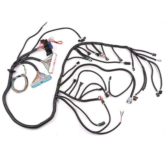 Bull Boost Performance 99-03 Vortec 4.8 5.3 6.0L Standalone LS Wiring Harness 4L60E DBC Cable PCM...