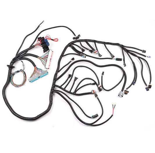 Bull Boost Performance 99-03 Vortec 4.8 5.3 6.0L Standalone LS Wiring Harness 4L60E DBC Cable PCM...