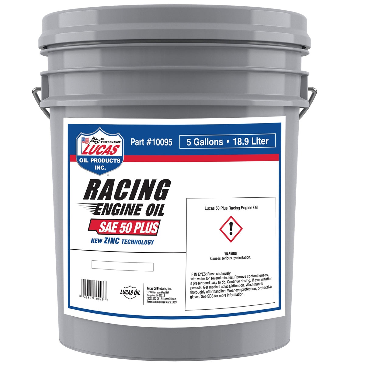 SAE 50 Plus Racing Motor 5 Gallon Pail - 10095