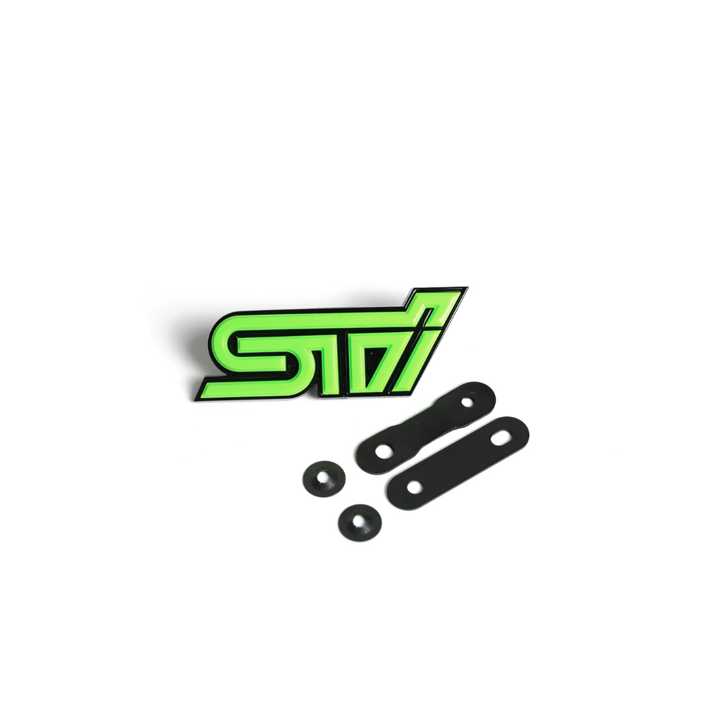 Racing Art STI Grille Emblem w/ Multiple Color Available [Universal]