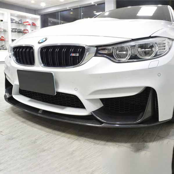 Palenon Performance MP Style Front Lip For BMW F80 M3 & F82 M4, F83 M4 - Premium Carbon Fiber