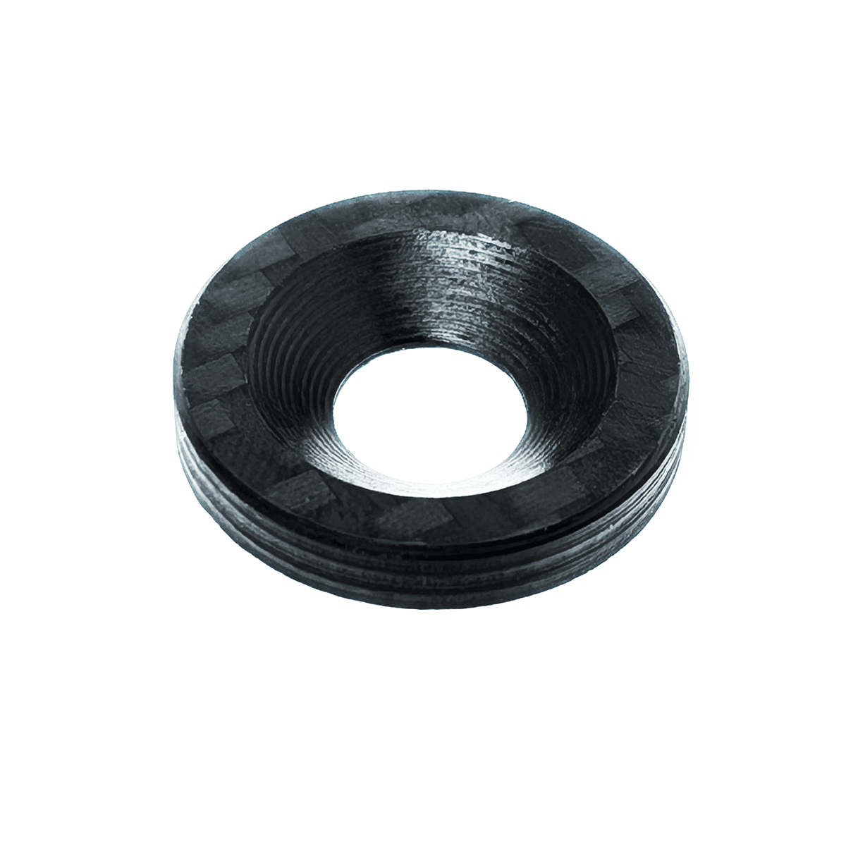 ZSPEC Carbon-Fiber Dress-Up Washers (Carbon-Weave Style), Per Each