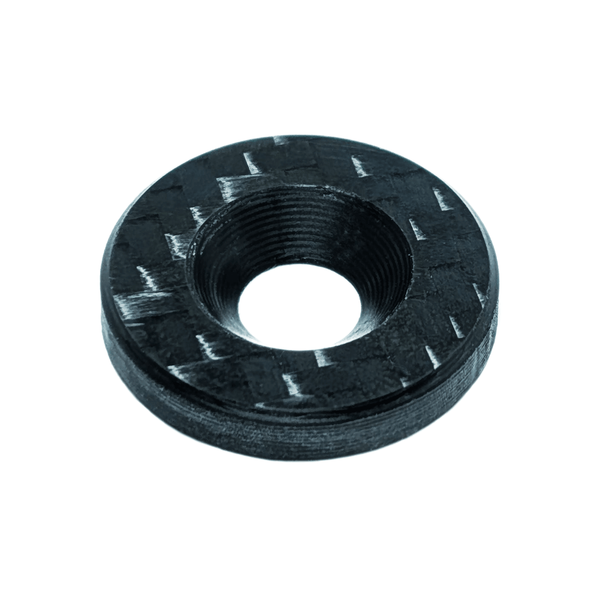 ZSPEC Carbon-Fiber Dress-Up Washers (Carbon-Weave Style), Per Each