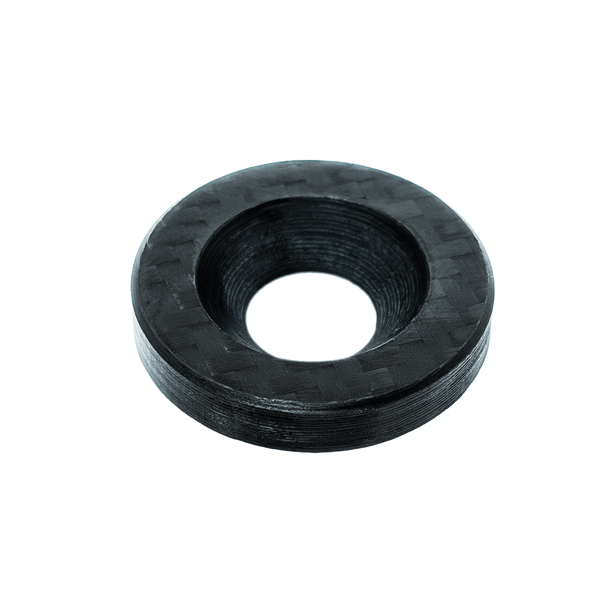 ZSPEC Carbon-Fiber Dress-Up Washers (Carbon-Weave Style), Per Each