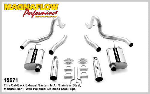 Exhaust Cat-back Stainless 409 - 15671