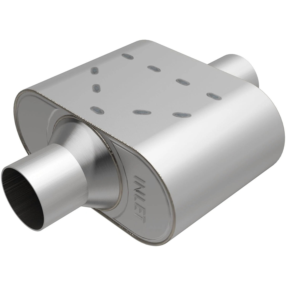 Rumble Stainless Muffler 3in Center/Center - R37428