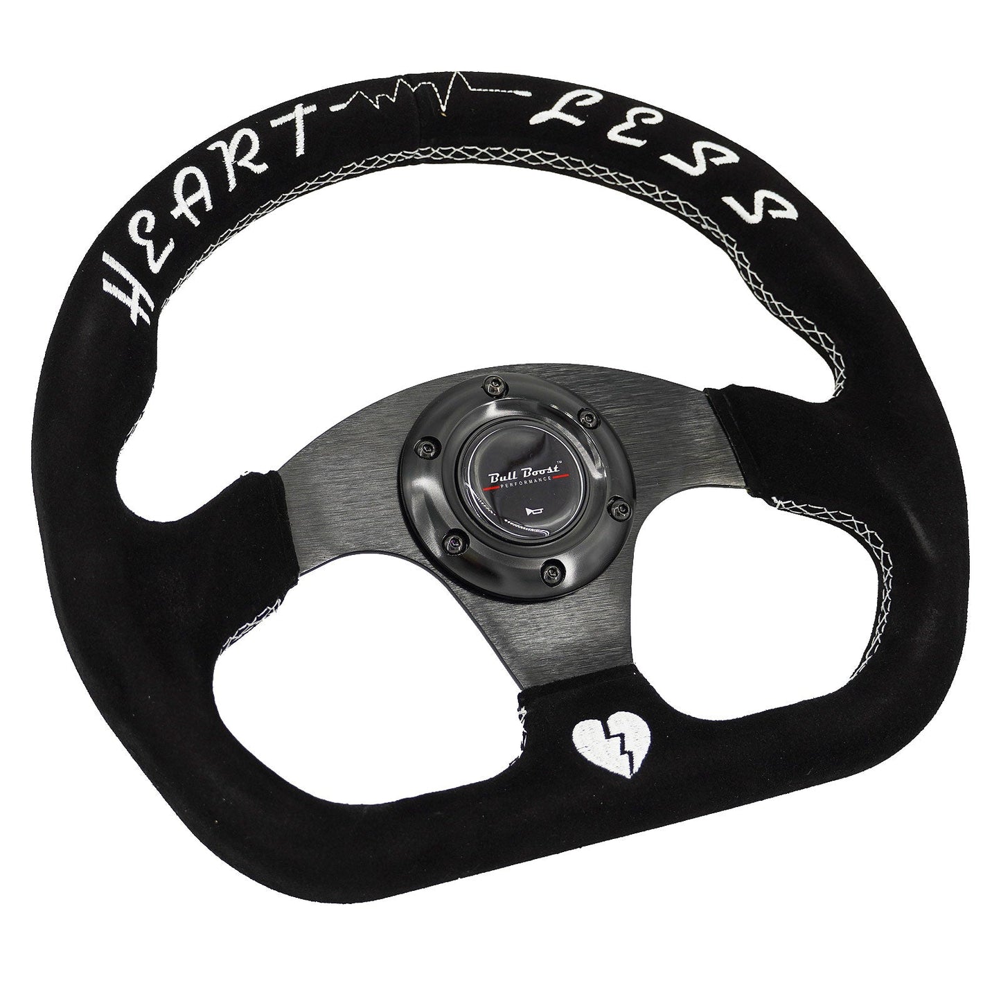 Universal Lightweight Flat Racing Billet 6-Bolt Steering Wheel | AFFILIATE