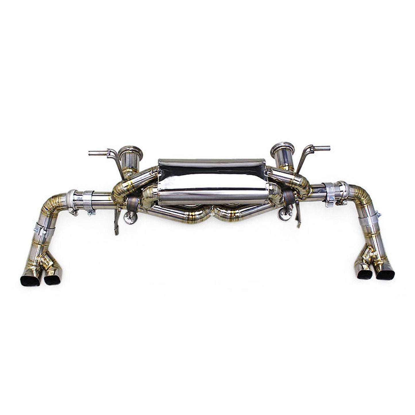Titanium True F1 Valved Exhaust System for Audi R8 V8 V10 4.2 5.2 2017–23 Type 4S