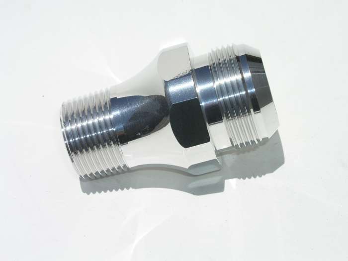 #20an Water Pump Fitting - Polished - WP1020U