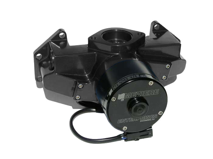 BBM Billet Electric W/P Hi-Flow - Black - WP306S