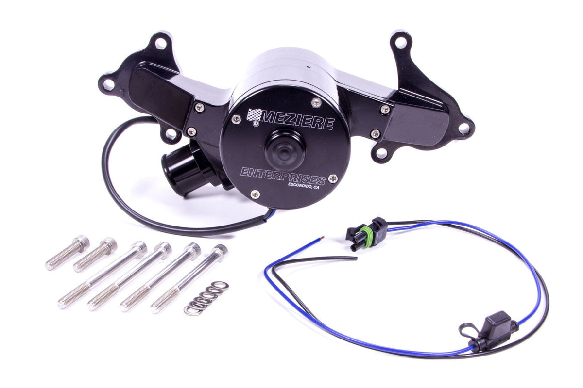 Hemi Billet Electric W/P - Hi-Flow - Black - WP314S