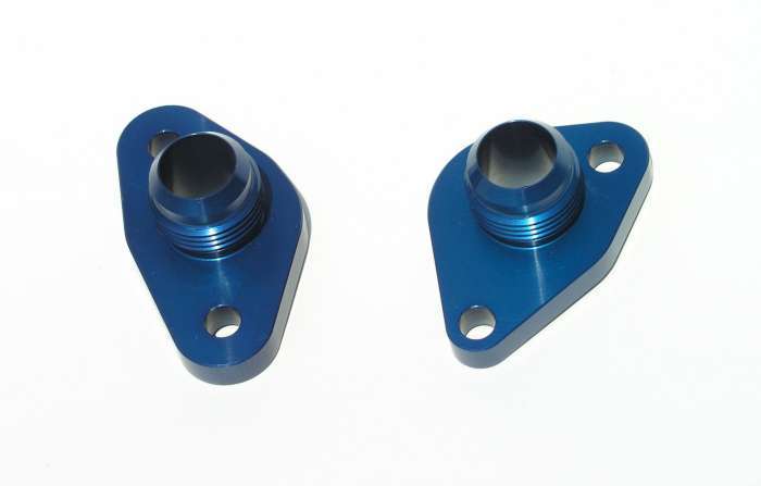 SBF #12 Water Pump Port Adapters - Blue (2pk) - WP8312ANB
