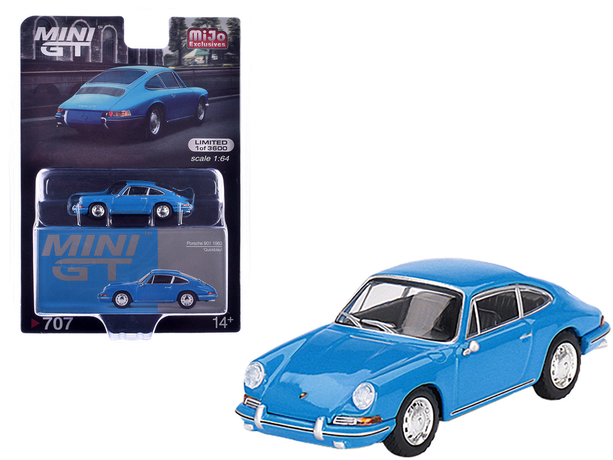 Rapid Vehicles 1963 Porsche 901 Blue "Quickblau" Limited Edition to 3600 pieces Worldwide 1/64...