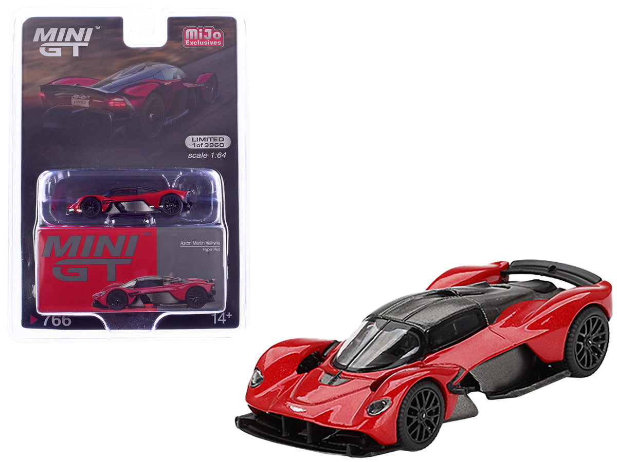 Rapid Vehicles Aston Martin Valkyrie Hyper Red with Carbon Top Limited Edition to 3960 pieces...