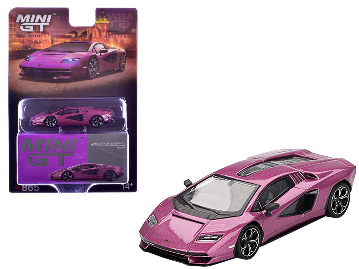 Rapid Vehicles Lamborghini Countach LPI 800-4 Viola 30th Metallic Limited Edition 1/64 Diecast...