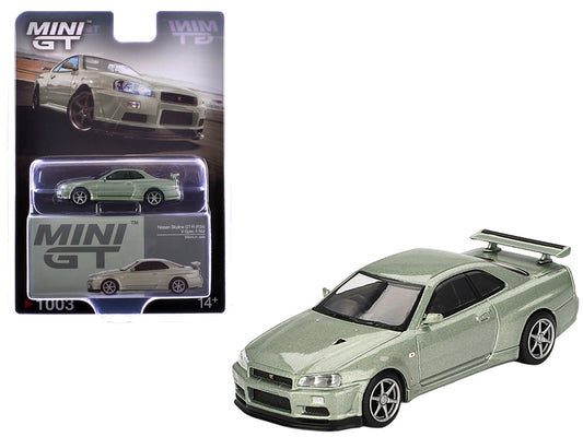 Rapid Vehicles Nissan Skyline GT-R (R34) V-Spec II Nur RHD (Right Hand Drive) Millenium Jade...